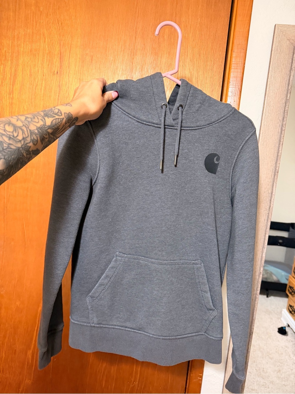 Carhartt Women’s Gray Hooded Sweatshirt